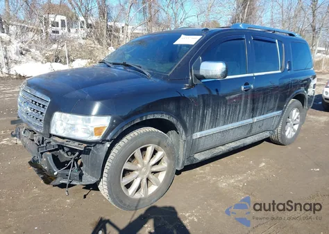2010 Infiniti Qx56 z USA, uszkodzony, nr VIN 5N3ZA0NEXAN904440